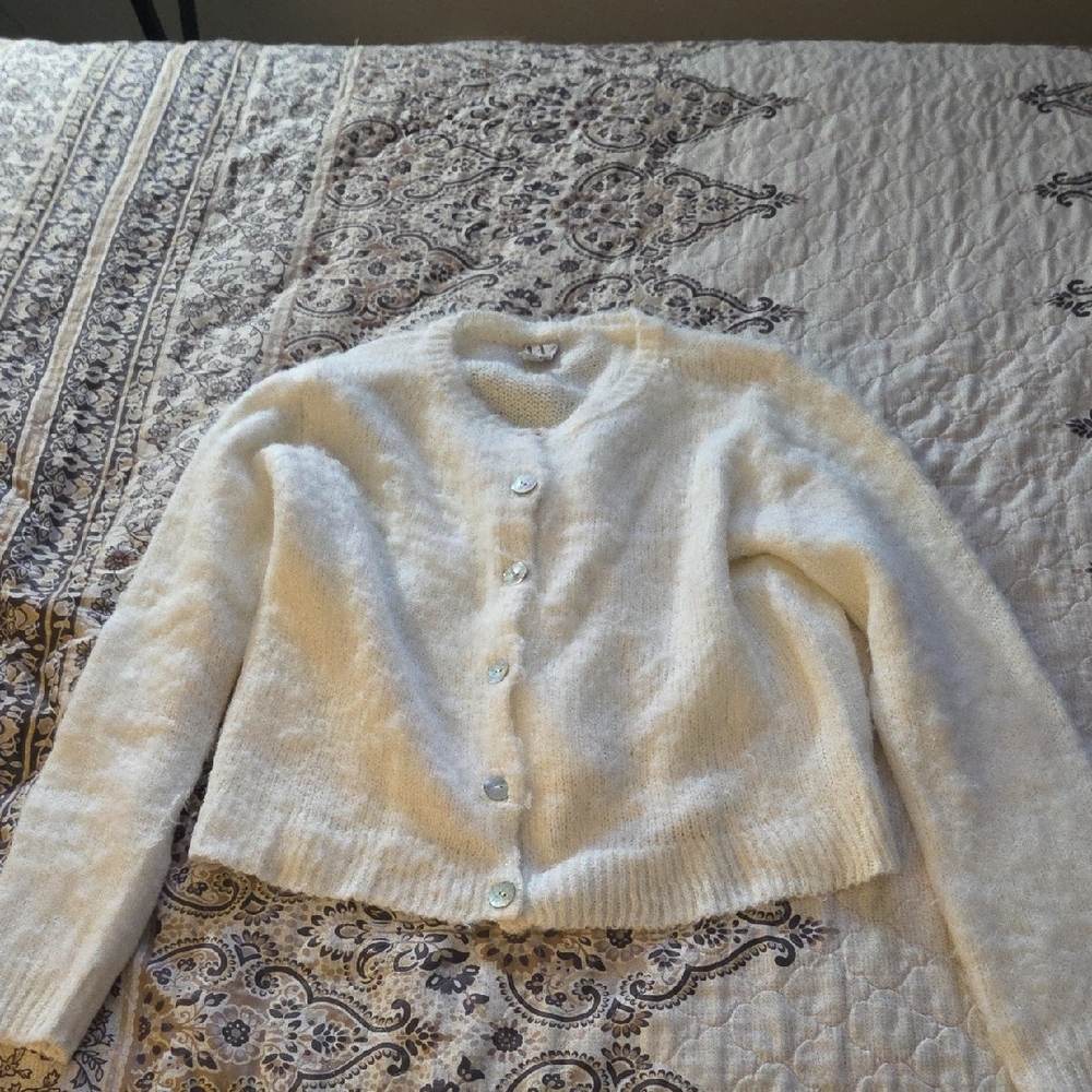 Worthington Cozy White Women's Sweater